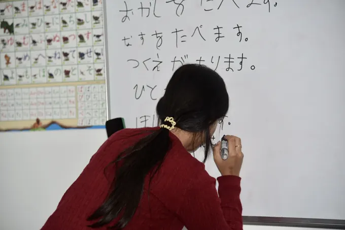 ការហាត់សរសេរលើក្តារខៀន